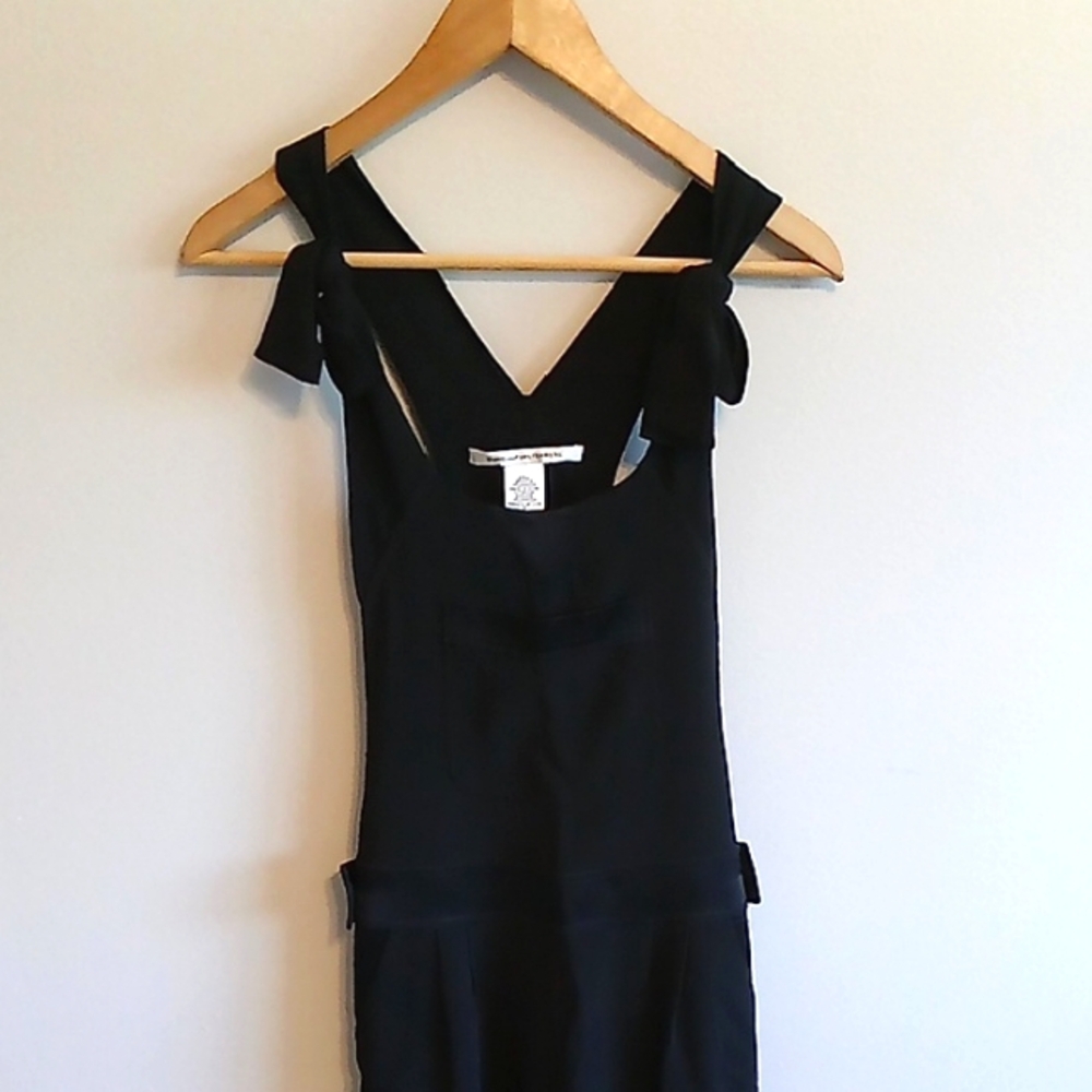 Diane von Furstenberg Silk Overalls Romper Size 8